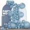 Dusty Blue Balloons 142 pcs Different Sizes of 18 12 10 5 Inch Matte Boho LightBlue Balloon Arch Kit Garland for Graduation Baby Shower Gender Reveal Birthday Party Decorations Blue-F55
